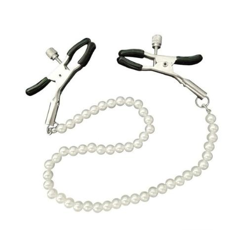 Pearl Nipple clamp and Body Chains Necklaces