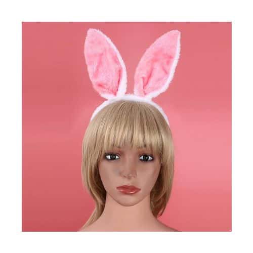 Fun Toys Butt Plug Tail Rabbit Ear & Handcuffs Combo - Side View