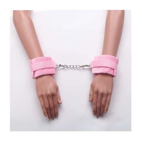Fun Toys Butt Plug Tail Rabbit Ear & Handcuffs Combo - Back View