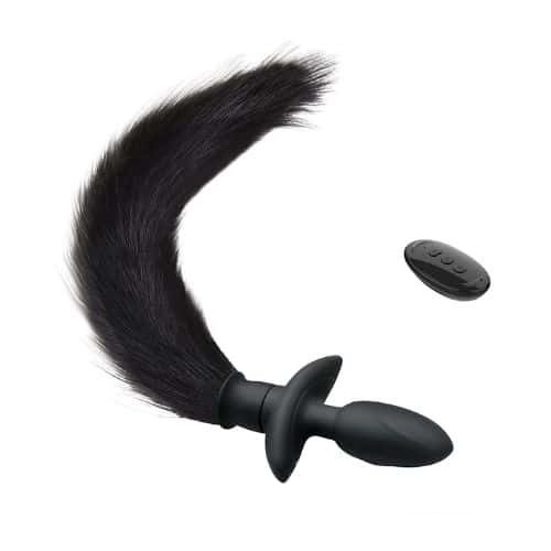 FST Butt Plug Vibrating Anal Foxtail Butt Plug Remote Control