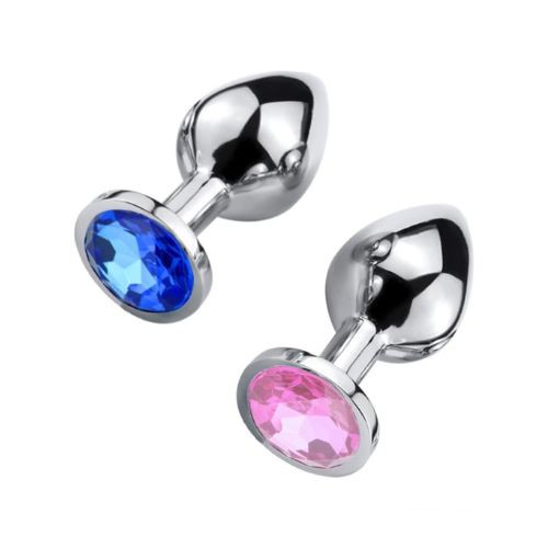 Metal Anal Butt Plugs Jewelry Anal Trainer Toys - Front View