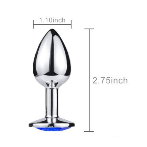 Metal Anal Butt Plugs Jewelry Anal Trainer Toys - Detail View