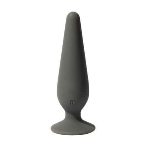 Maude Cone Charcoal Small Butt Plug - Silicone