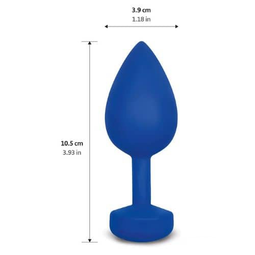 G vibe Vibrating butt plug - Side View