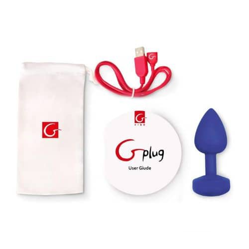 G vibe Vibrating butt plug - Back View