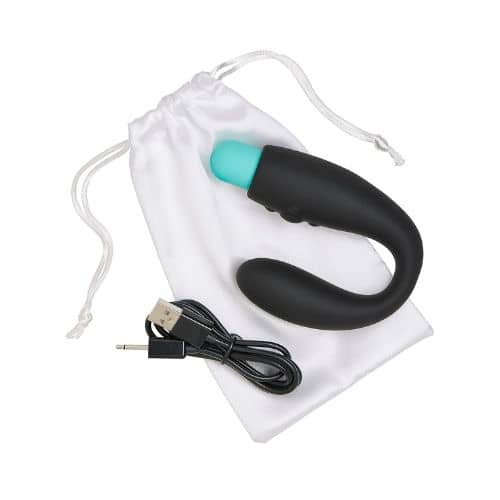 Cloud 9 Novelties Vibrating Prostate Stimulator Black - Detail View