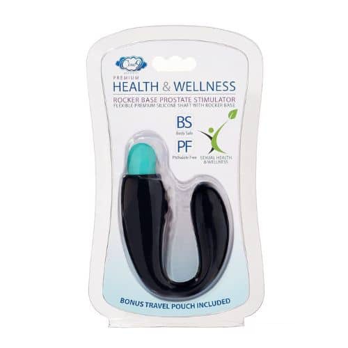 Cloud 9 Novelties Vibrating Prostate Stimulator Black - Back View