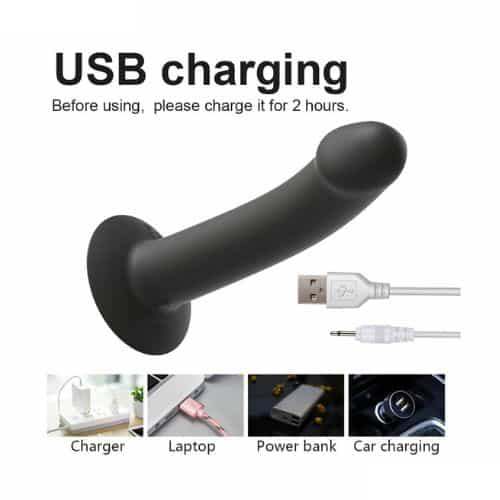 New Soft Anal Plug Prostate Massager - Side View