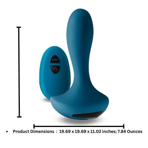 NS Novelties Renegade Thor Prostate Massager - Side View