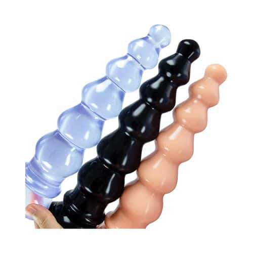 9.4inch 6 Beads Anal Beads Anal Dildo - Back View