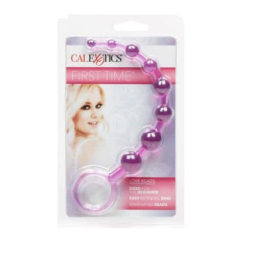 CalExotics Exotic Novelties Anal Beads Love Beads, Pink - Detail View