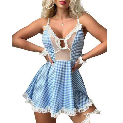 Sexy Lingerie for Women Role Play Maid Outfit