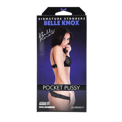 Doc Johnson Signature Belle Knox Pornstar Pocket Pussy - Back View