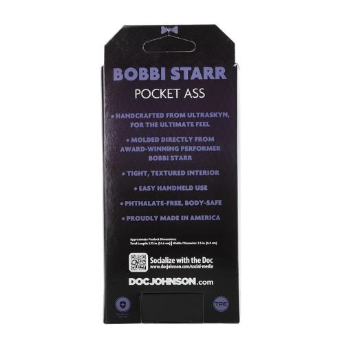 Doc Johnson Signature Pornstar Bobbi Starr Pocket Ass - Detail View