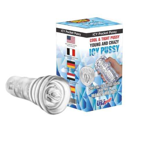 Transparent Crystal Clear Pocket Pussy Ice Pussy