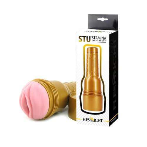 Stu Stamina Male Masturbators Flashlight Gold
