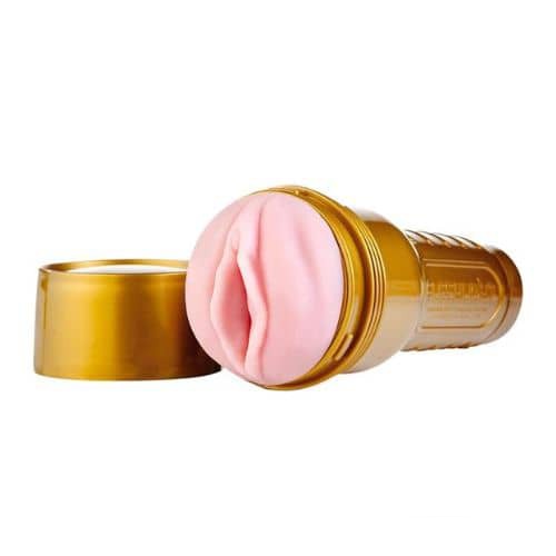 Stu Stamina Male Masturbators Flashlight Gold - Back View