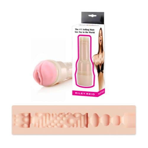Riley Reid Pornstar Masturbators Fleshlight - Pink - Side View