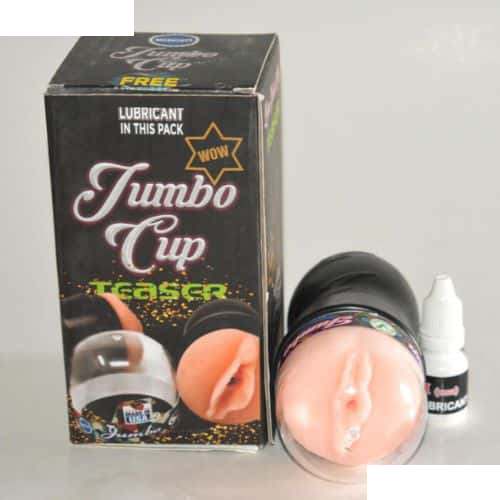 Jumbo Cup Pussy Masturbator For Men - Side View