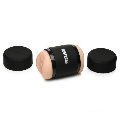 Mistress Double Shot BioSkin Pussy and Ass Stroker for Men - Detail View
