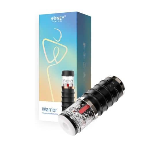 Warrior Automatic Thrusting Male Masturbator For Men - Back View