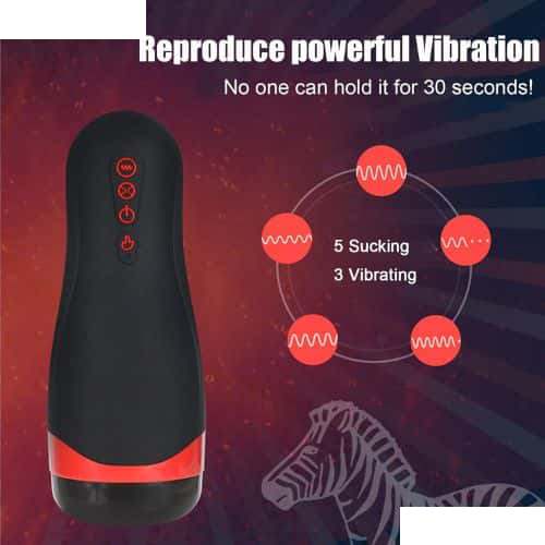 Automatic Male Masturbator Sucking & Thrusting & Vibrating Modes - Detail View