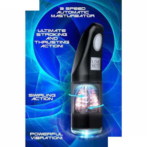 Lovebots Ultra Bator Thrusting and Swirling Automatic Maturbators - Detail View