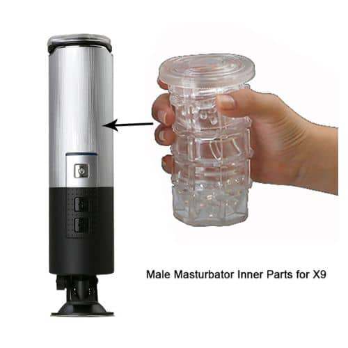 Leten Male Hands-Free 5-Speed Automatic Masturbator Pump - Detail View
