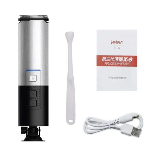 Leten Male Hands-Free 5-Speed Automatic Masturbator Pump - Back View
