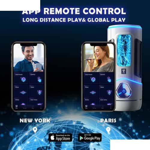 Galaku App Control Automatic Masturbation Cup For Men  - Side View