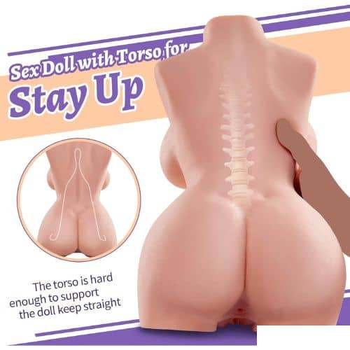Half Silicon Realistic Sex Doll For Men  - Side View