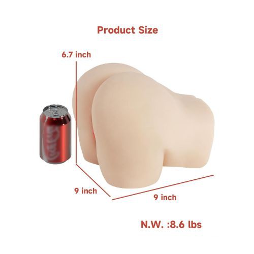 Sex Doll Ass Male Masturbator Realistic Pocket Pussy Ass - Side View