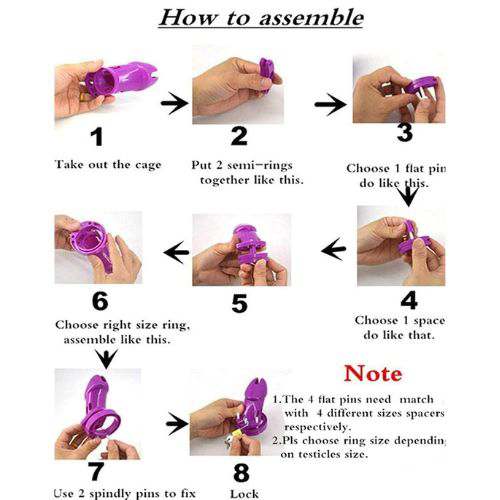 Silicone Chastity for Men Breathable Chastity Device - Detail View