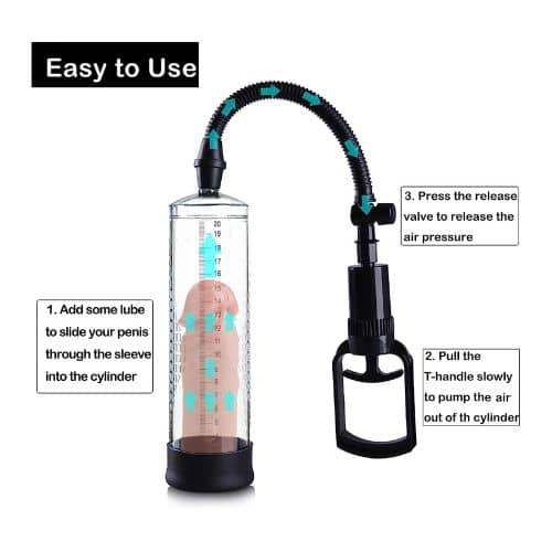 Penis pumps Vacuum Device Pump For Men - Side View