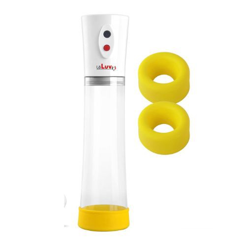 LeLuv Eros White USB-Powered Electric Penis Pump