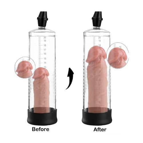 Blush Performance  Penis Enlargement Pump Male  - Back View