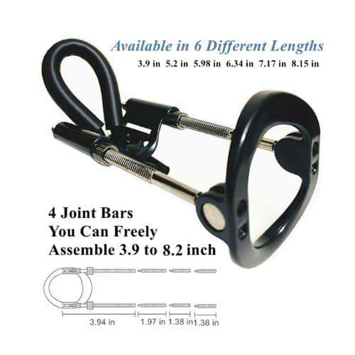 Penis Extender Device Kit Penile Traction Device - Side View