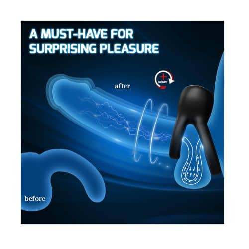 Detachable Vibrating Cock Ring, Cock Ring for Male - Detail View