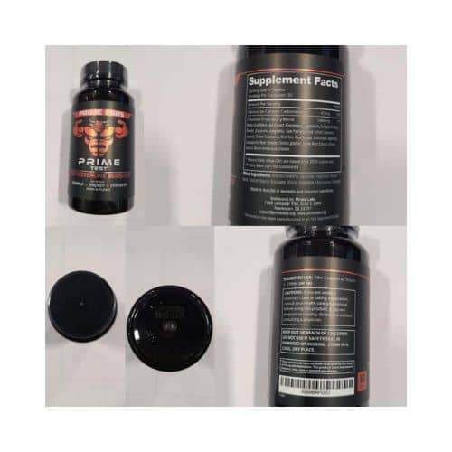 Prime Labs Testosterone Booster For Men 60 Cap - Back View