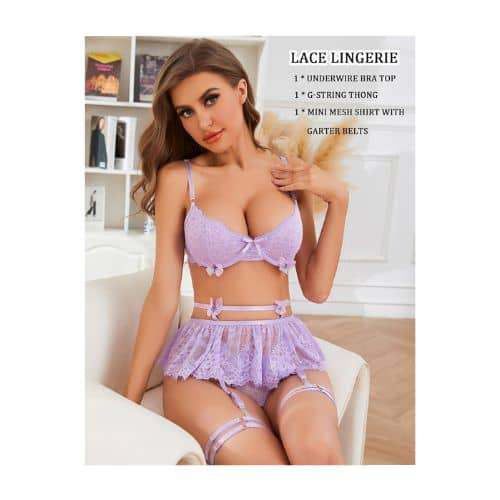 Lace Sexy Lingerie For Women Lingerie - Side View