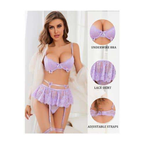 Lace Sexy Lingerie For Women Lingerie - Back View