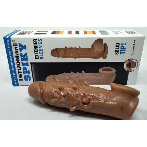 Studman Spiky Silicon Penis Extender Sleeve - Back View