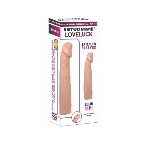 Studman Loveluck Silicon Penis Extender Sleeve - Back View
