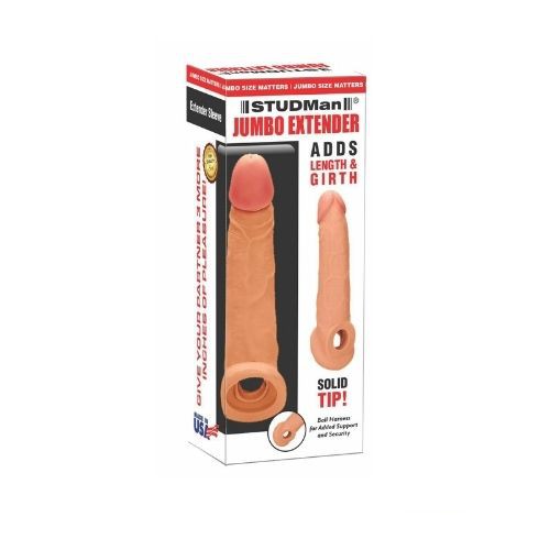 Studman Jumbo Extender Penis Sleeve - Back View