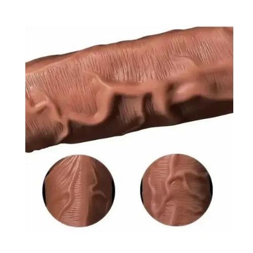 Studman 555 Silicon Penis Extender Vibrating Sleeve - Side View