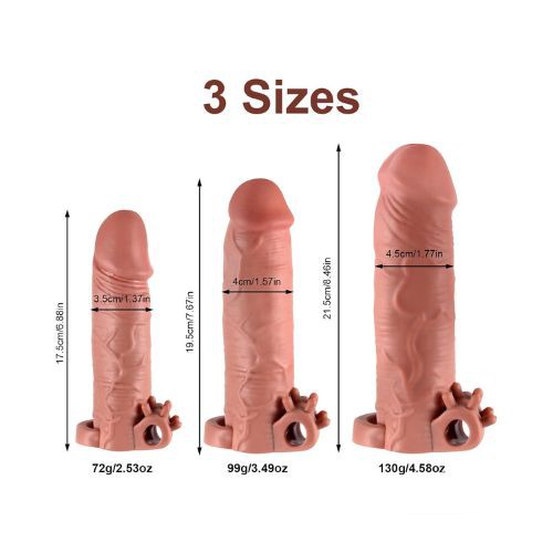 Super Stretchy Penis Sleeve Extender - Detail View