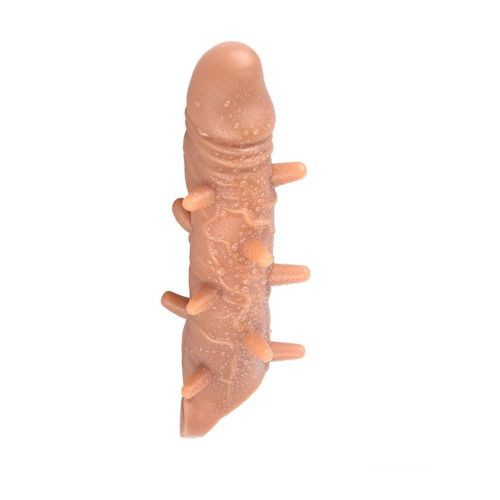 9 Inch Penis Sleeve Extender Realistic Textured
