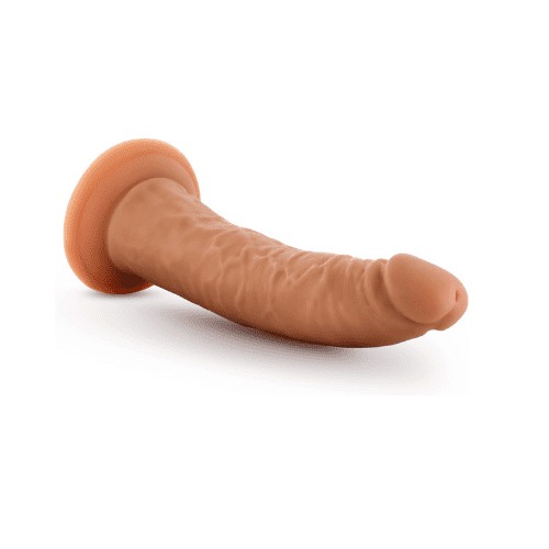 Blush Dr. Skin Glide 7.5 Inches Soft Realistic Dildo, Slim  - Side View