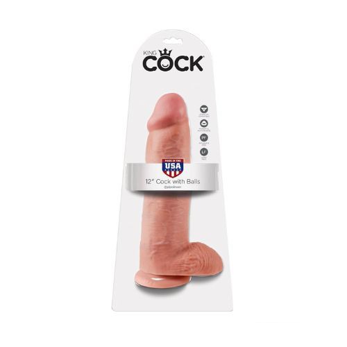 Pipedream King Cock 12 Inch Dildo - Back View