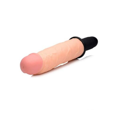 13 Mode Vibrating Giant Dildo Thruster - Side View